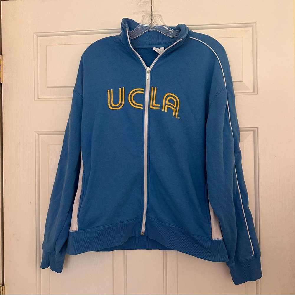 Campus Drive Blue UCLA Zip-Up Sweatshirt Zip Front Jacket Size XL